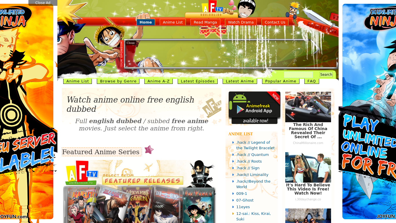 anime streaming sites 