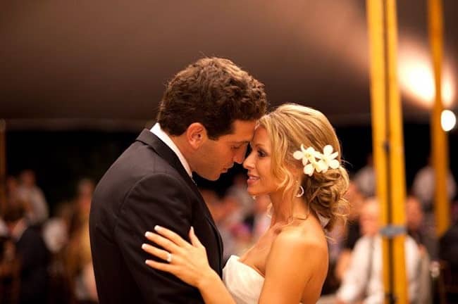 Erin With her husband