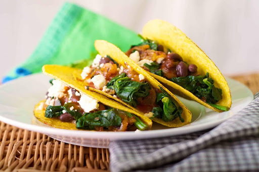spinach and taco process for kids