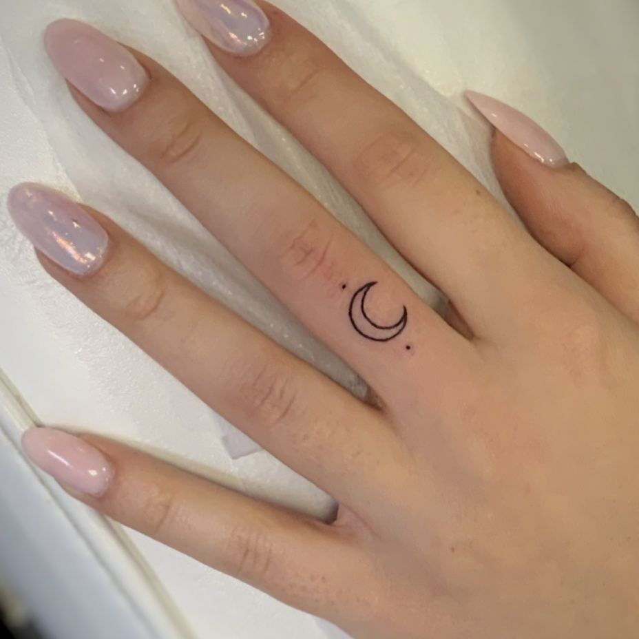 moon tattoo for women